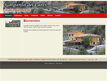 Tablet Screenshot of hotelgargantadelcares.com